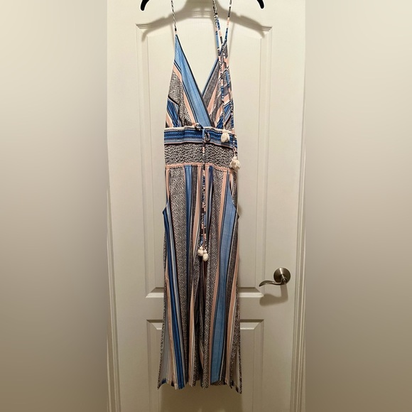 Venus low back halter calf length jumper - Picture 4 of 5